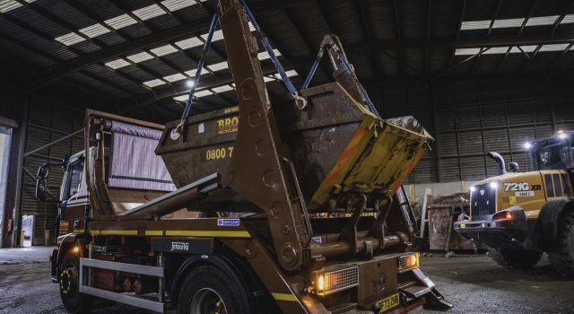 Domestic Skip Hire builders skip - Brown Recycling